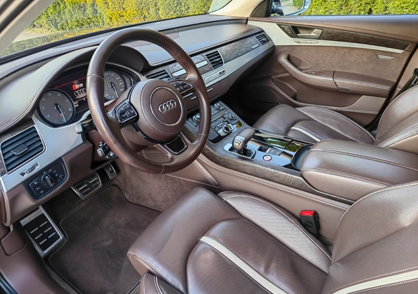 Audi S8 cena 104900 przebieg: 241000, rok produkcji 2013 z Płock małe 742